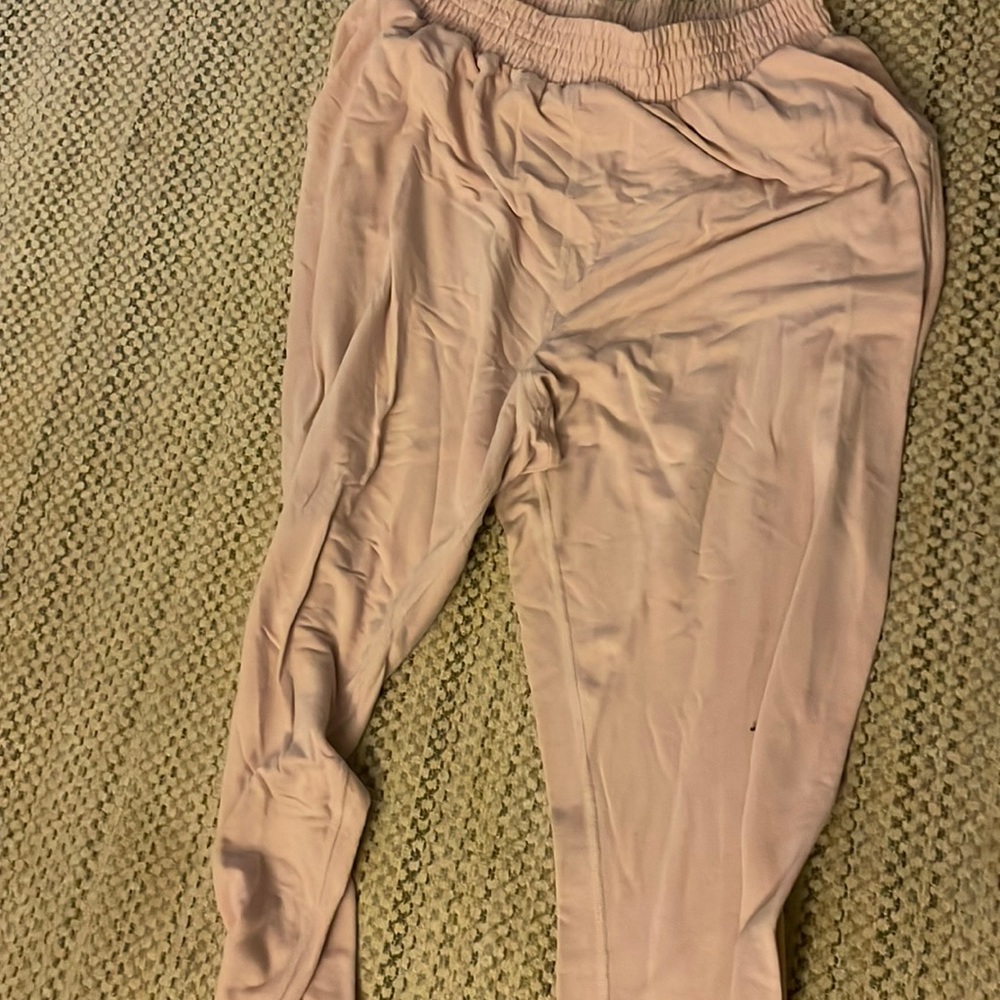 Pink sweatpants